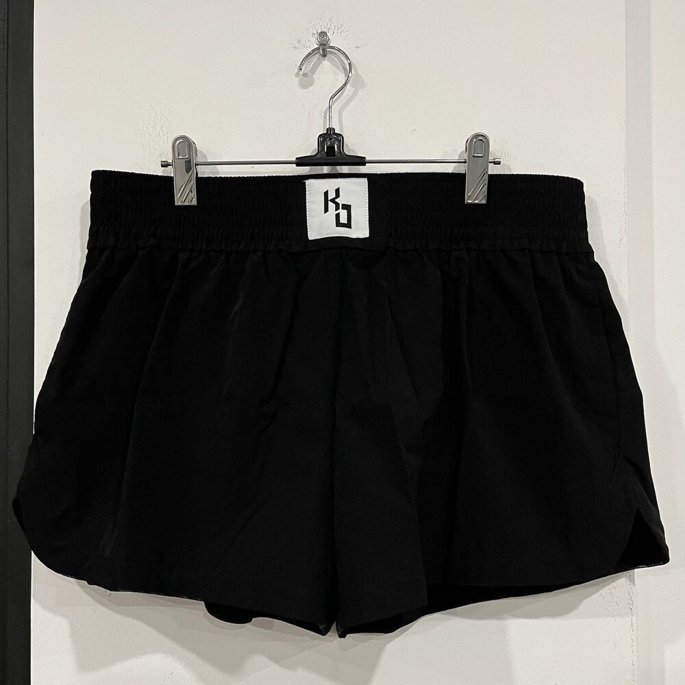 KO Studio Women’s Black Boxing Shorts Size 2XL